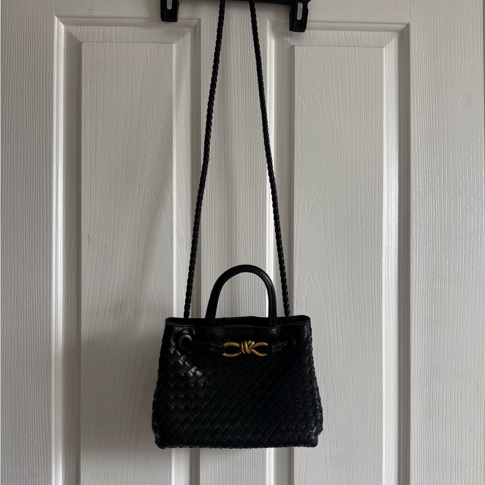 Black Bottega Andiamo Inspired Bag - Picture 8 of 11